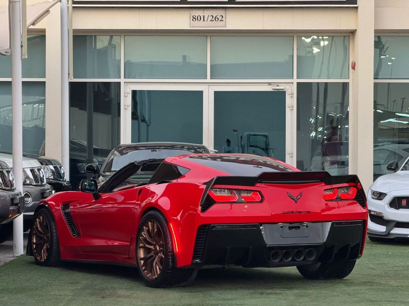 شيفروليه كورفت Z06 شيفورليه كورفت C7 ZO6 خليجي 2017 صبغ وكالة بحالة الوكالة فل ابشن بدون حوادث