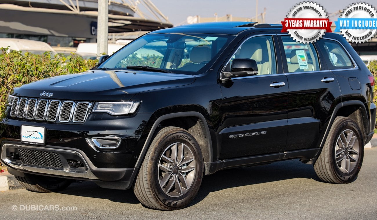 Jeep Grand Cherokee Limited V6 3.6L W/ 3Yrs or 60K km Warranty @ Official Dealer.