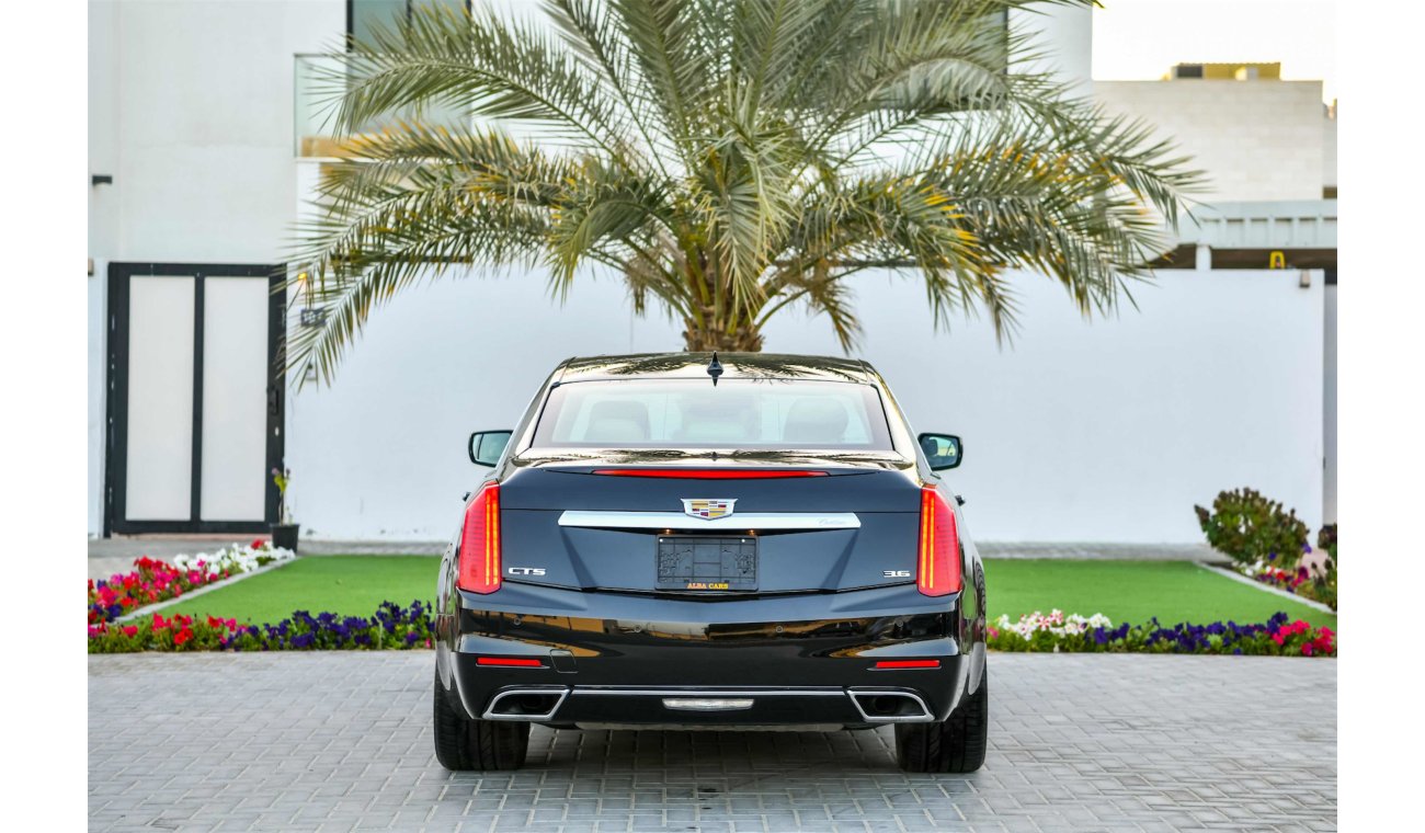 Cadillac CTS Agency Warranty and Service Contract!  GCC - AED 1,610 PER MONTH - 0% DOWNPAYMENT