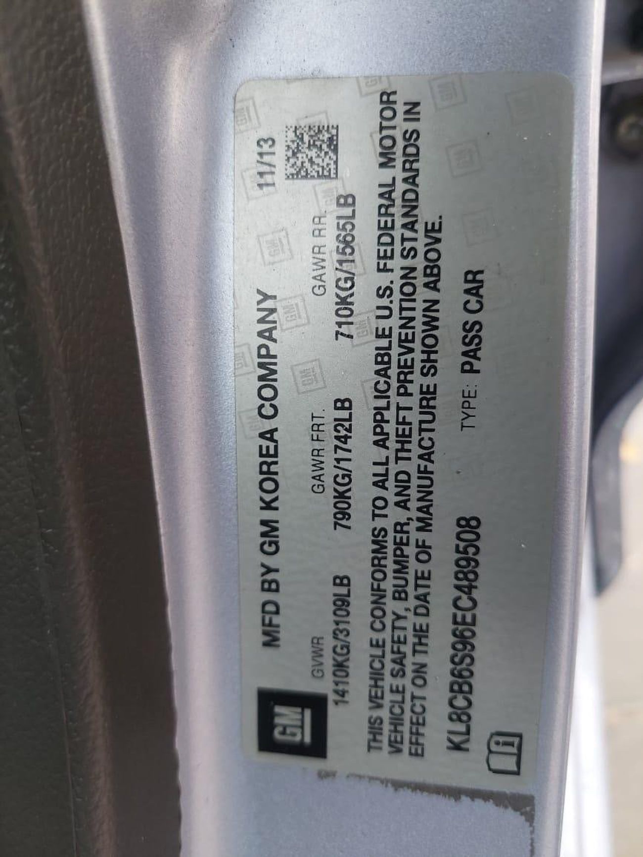 Chevrolet Spark Base 1.0L