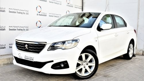 Peugeot 301 AED 479 PM | 1.6L ALLURE 2020 GCC AGENCY WARRANTY UP TO 2025 OR 100K KM