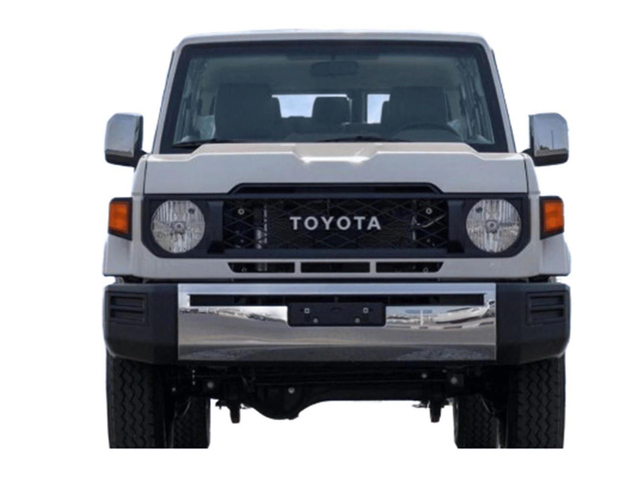 تويوتا لاند كروزر 70 ECTP2M014  - 2025 Toyota LC76 5 Doors Hardtop - 4.0L Petrol Manual - Mid - White with Beige Interior