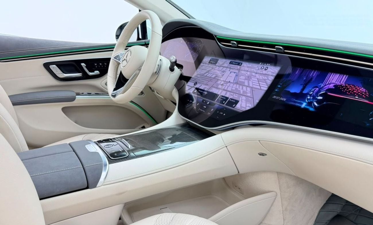 مرسيدس بنز EQS 450+ STD 2023 Mercedes-Benz EQS 450+, 03/2028 Mercedes Warranty + Service Contract, Full Service History,