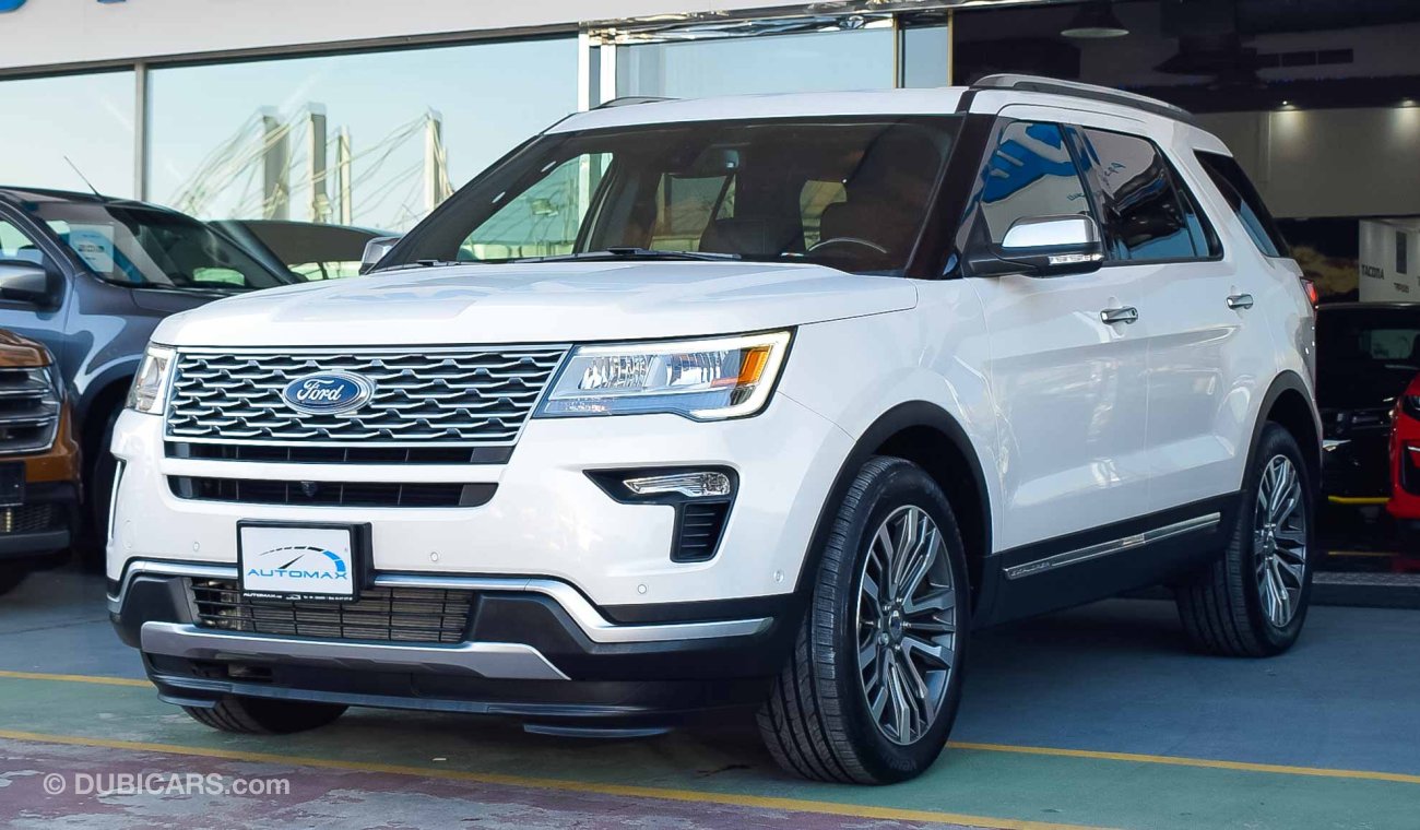 Ford Explorer Platinum Luxury Edition Ecoboost 4WD, 3.5-V6 GCC, 0km w/ 3 Years or 100K km WTY  + 3 Years Service