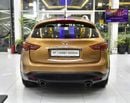 Infiniti FX50 EXCELLENT DEAL for our Infiniti FX50s ( 2009 Model ) in Orange Color GCC Specs