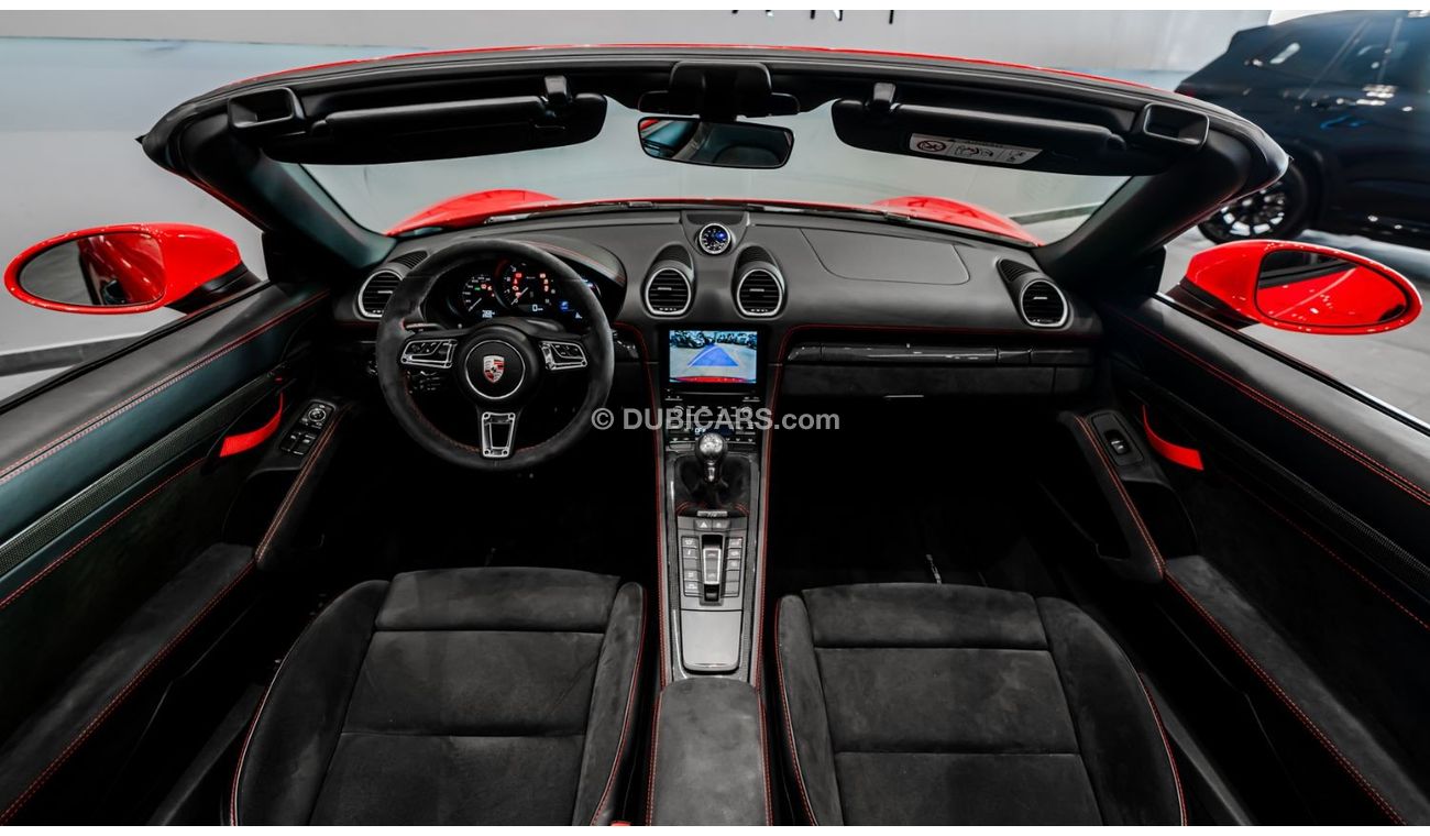 Porsche 718 Boxster 2020 Porsche 718 Spyder, Porsche Warranty + Service Contract, Low km, GCC