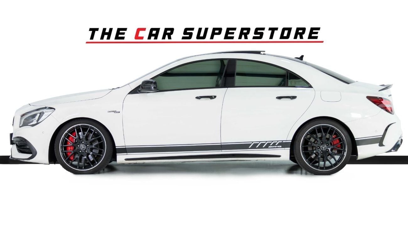 Mercedes-Benz CLA 45 AMG Std 2.0L Low Mileage-Red Accents-Sports Exhaust-AMG Sport Design Rims- Red Calipers