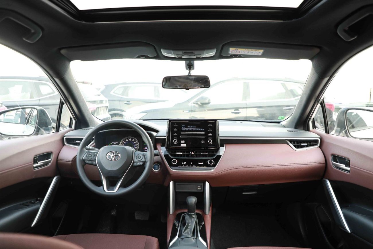 Toyota Corolla Cross 1.8 Hybrid MID - Celestite Gray Me inside Red | Export Only