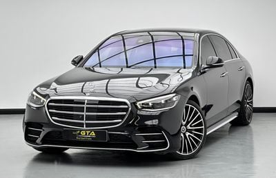 مرسيدس بنز S 500 2021 Mercedes-Benz S500 4MATIC, 1 Year Unlimited KM Warranty, Mercedes Full Service History, GCC