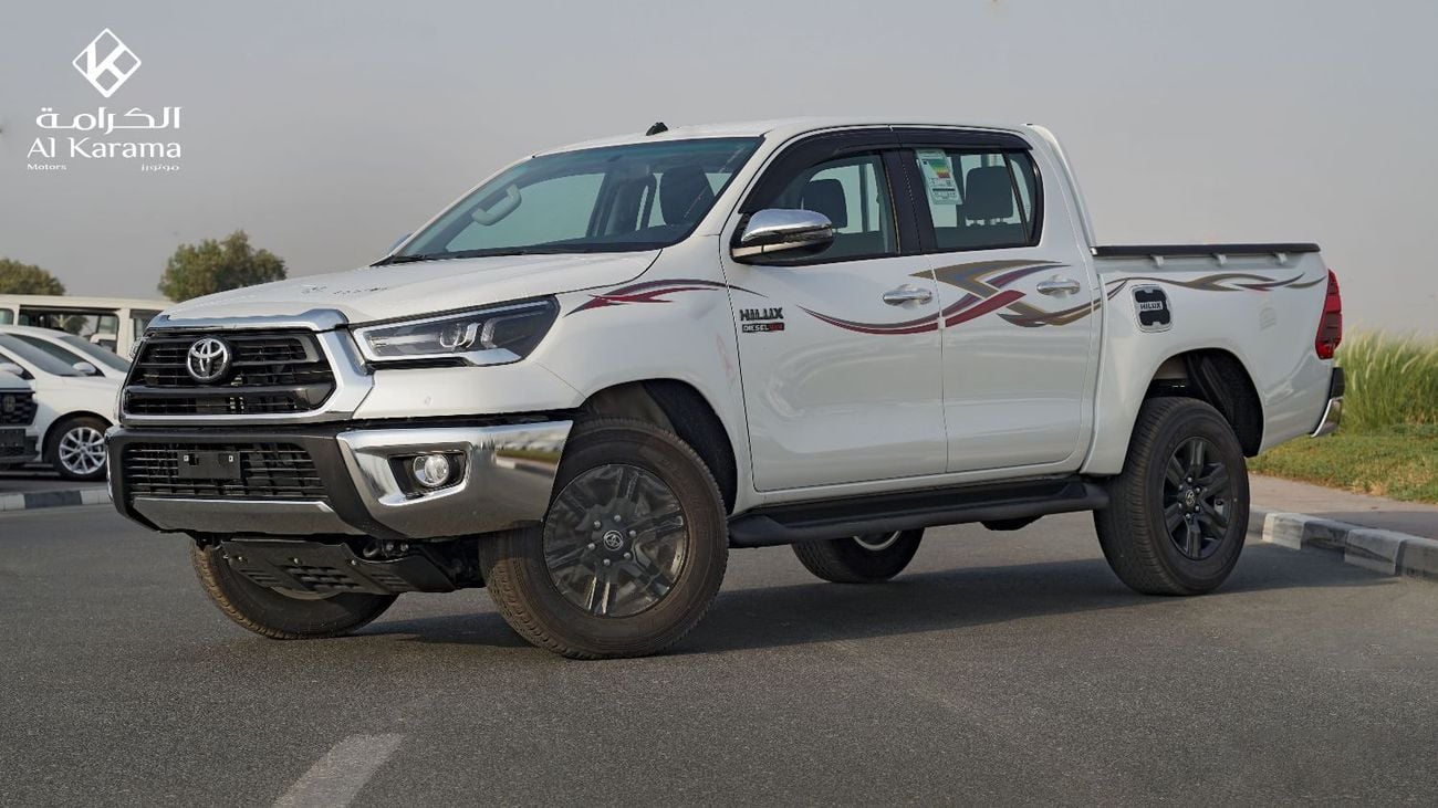 Toyota Hilux GLX 2.4L | Automatic Transmission - Bed Liner - 4x4 - Rear Camera | GCC