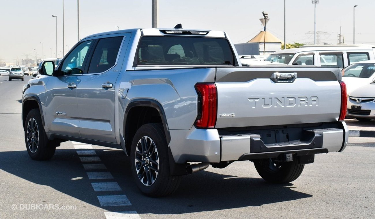 Toyota Tundra Brand New Toyota Tundra TUN35-LTD  3.5L Twin Turbo Petrol | Silver/Black | 2023 | For Export Only