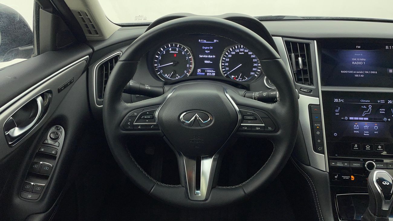 إنفينيتي Q50 2022 LUXE | AED 958/Month | 0 DP | 30 Day Return | Warranty | Service History