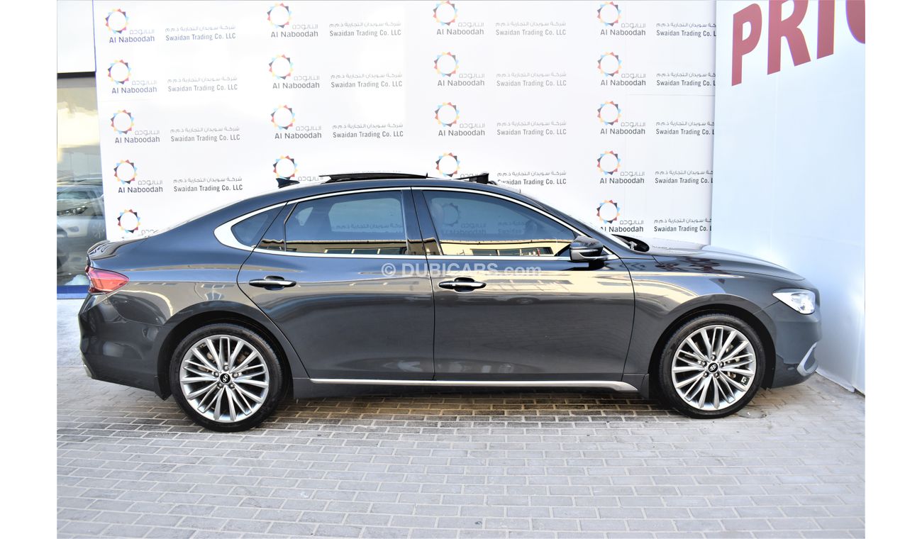 Hyundai Azera 3.5L V6 GLS FULL OPTION 2018 GCC SPECS AGENCY WARRANTY UP TO 2023 OR 100,000KM