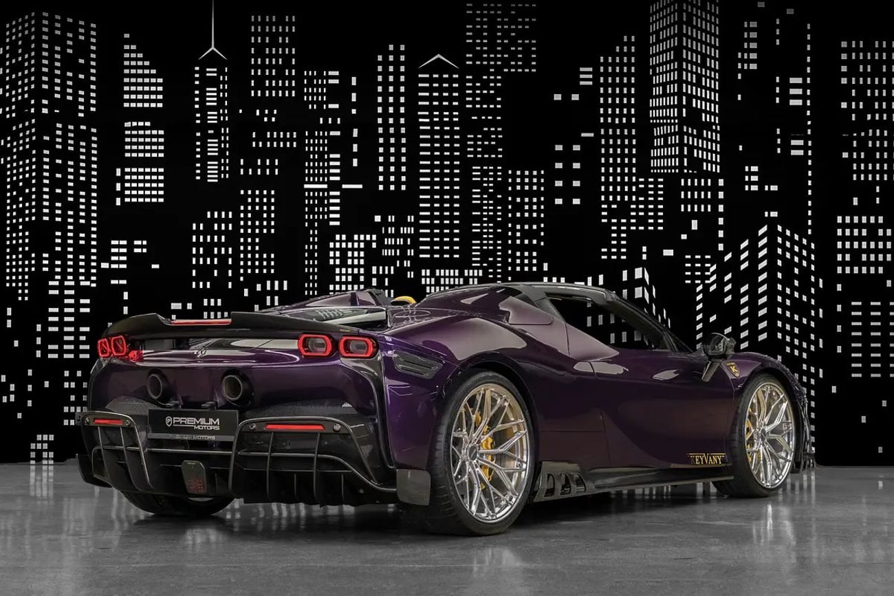 فيراري SF90 سبيدر Ferrari | SF90 SPIDER KEYVANY 1 OF 10 | VIOLA HONG KONG COLOUR