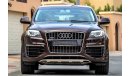 Audi Q7 3L Supercharged 2015 GCC under Warranty with Zero Down-Payment.