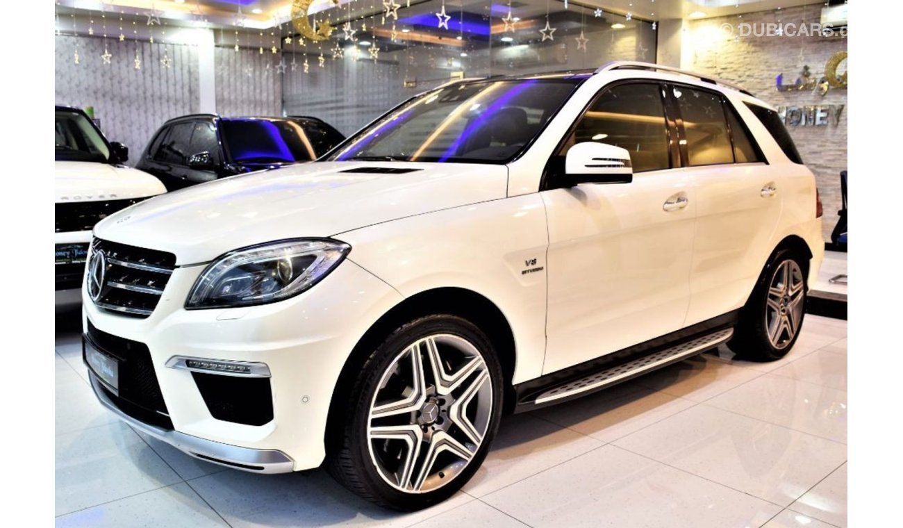 مرسيدس بنز ML 63 AMG AMAZING Mercedes Benz ML 63 AMG 2013 Model!! in White Color! GCC Specs