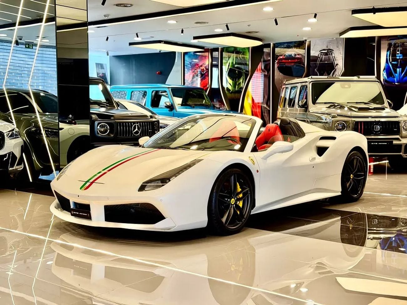 فيراري 488 سبايدر GCC Specs in Pristine Condition