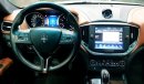 Maserati Ghibli SPECIAL OFFER MASERATI GHIBLI 2014 MODEL GCC CAR IN BEAEUTIFUL CONDITION