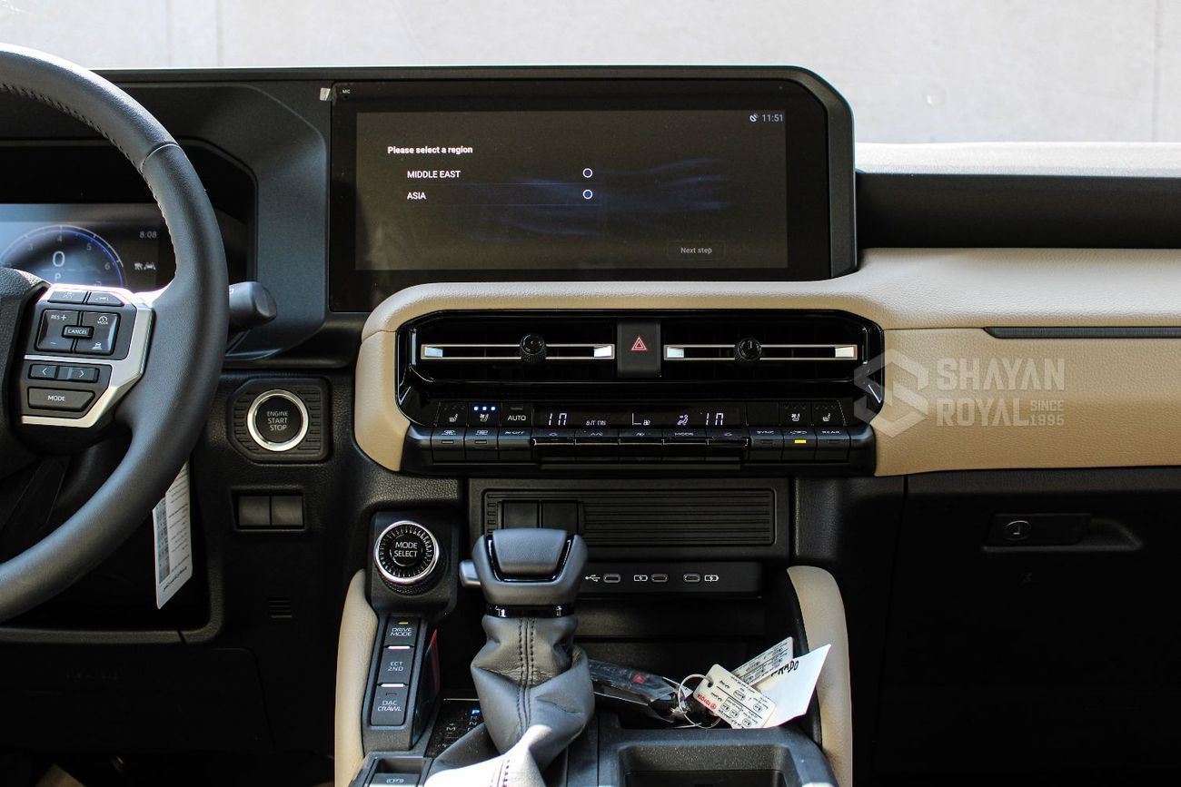 تويوتا برادو LHD 2.4L PETROL ALL ROUNDER FULL OPTION 4WD AT 7-SEATS | RADAR | 2025MY