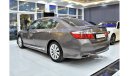 هوندا أكورد EXCELLENT DEAL for our Honda Accord ( 2016 Model ) in Brown Color GCC Specs