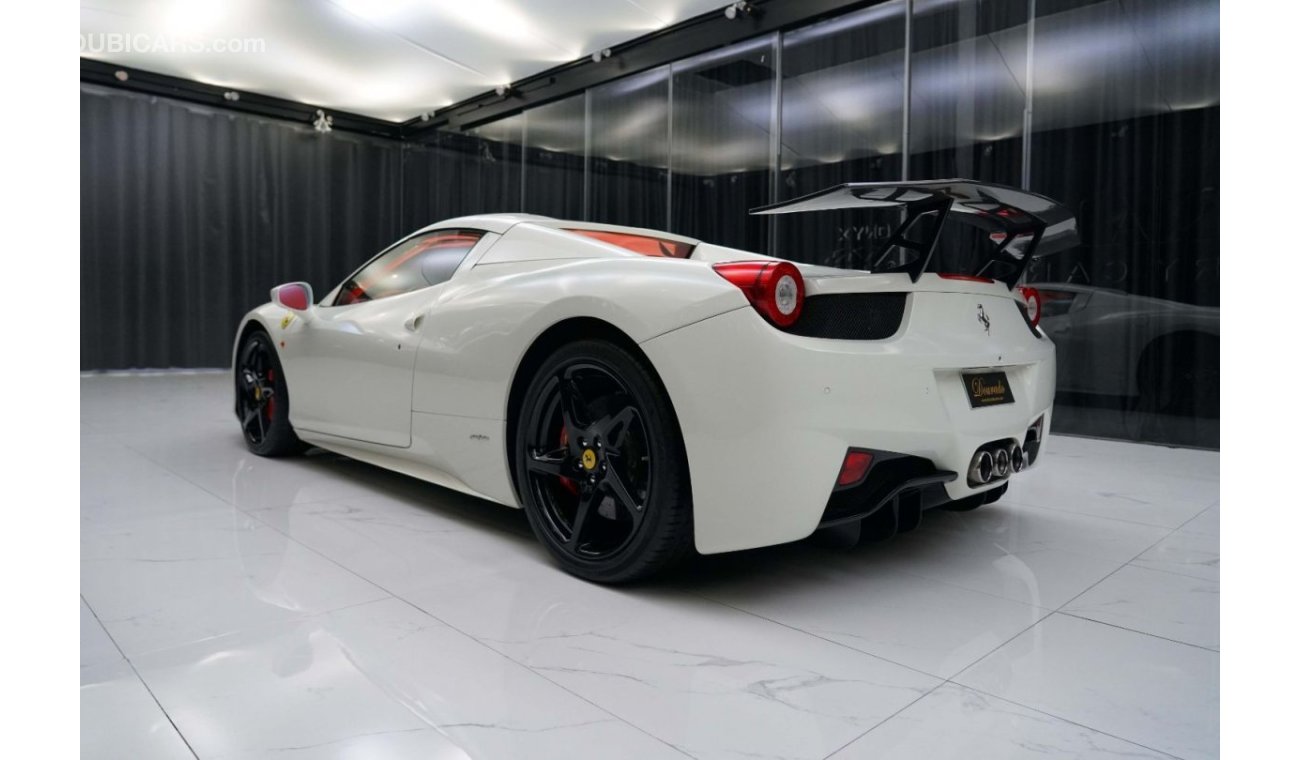 Ferrari 458 Spider | Italia | Type F142 | Used | 2014 | White Bianco Avus