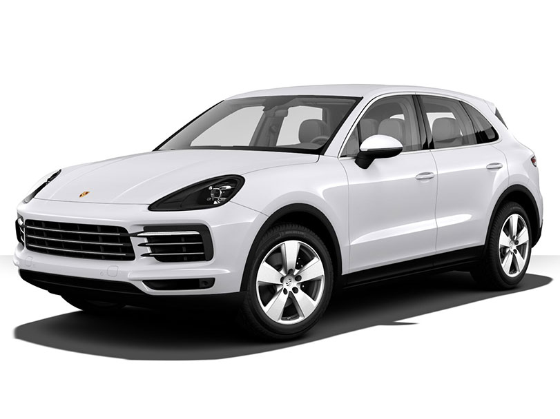 Porsche Cayenne Turbo S cover - Front Left Angled