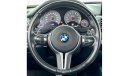 BMW M3 Std Std Std Std 2016 BMW M3(F80)-BMW Warranty-Full Service History-Service Contract-GCC.