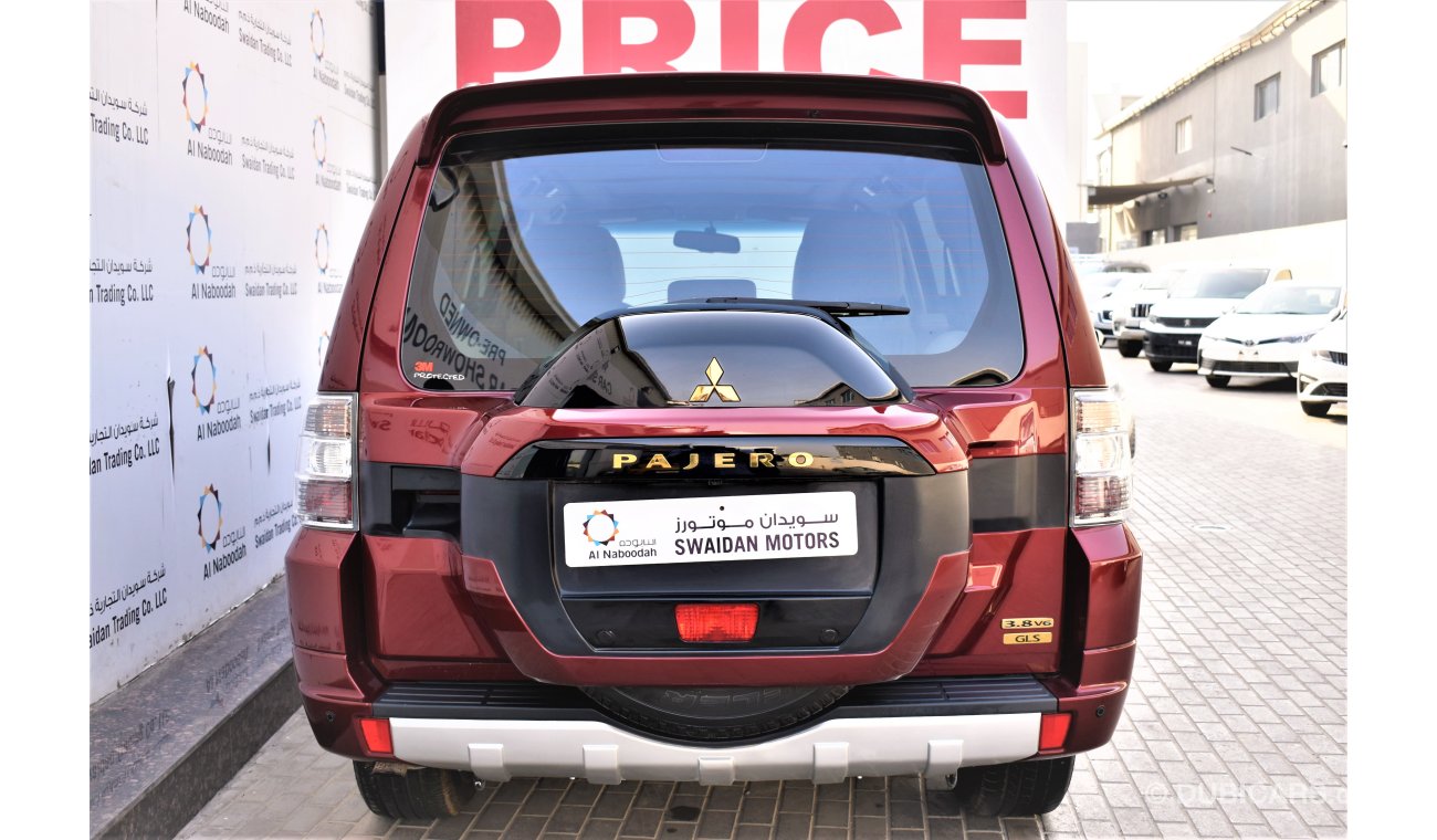 Mitsubishi Pajero AED 1566 PM | 3.8L GLS V6 4WD GCC WARRANTY