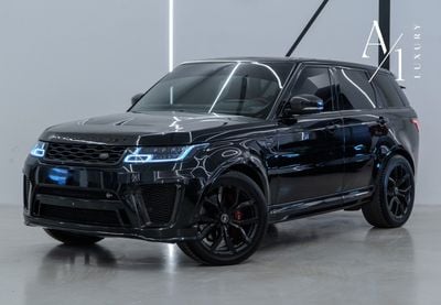 لاند روفر رينج روفر سبورت 2019 Range Rover SVR, Fully Loaded, Excellent Condition, Carbon Fibre Package, GCC Spec