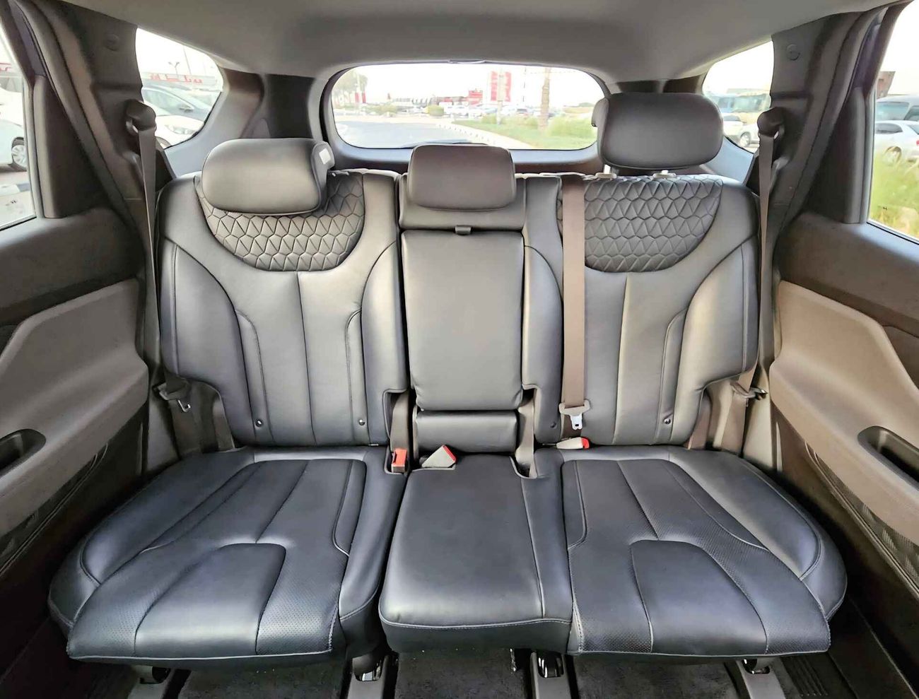 هيونداي سانتا في SE/ RADAR/ LANE ASSIST/ LEATHER SEATS/ DVD CAMERA/ LOT# 35098