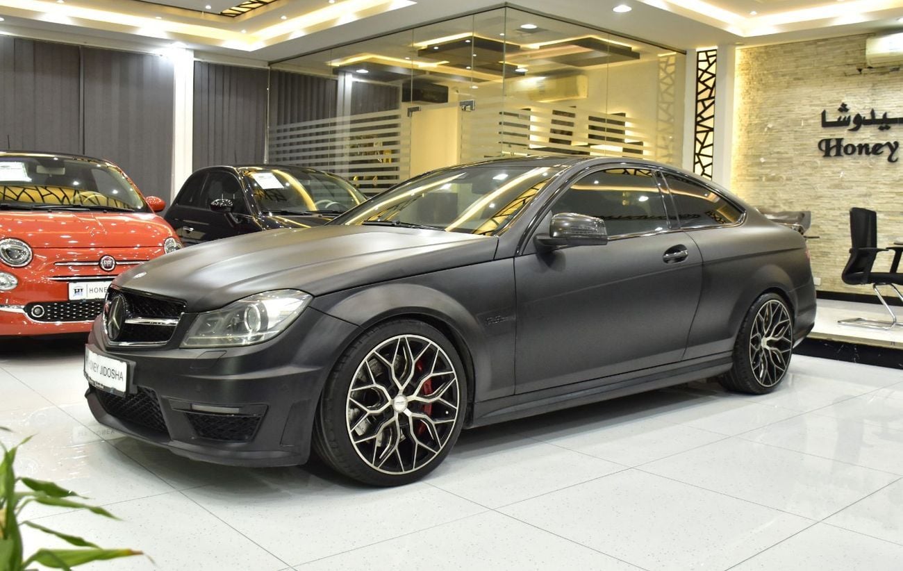 Mercedes-Benz C 63 AMG EXCELLENT DEAL for our Mercedes Benz C63 AMG ( 2013 Model ) in Black Color GCC Specs