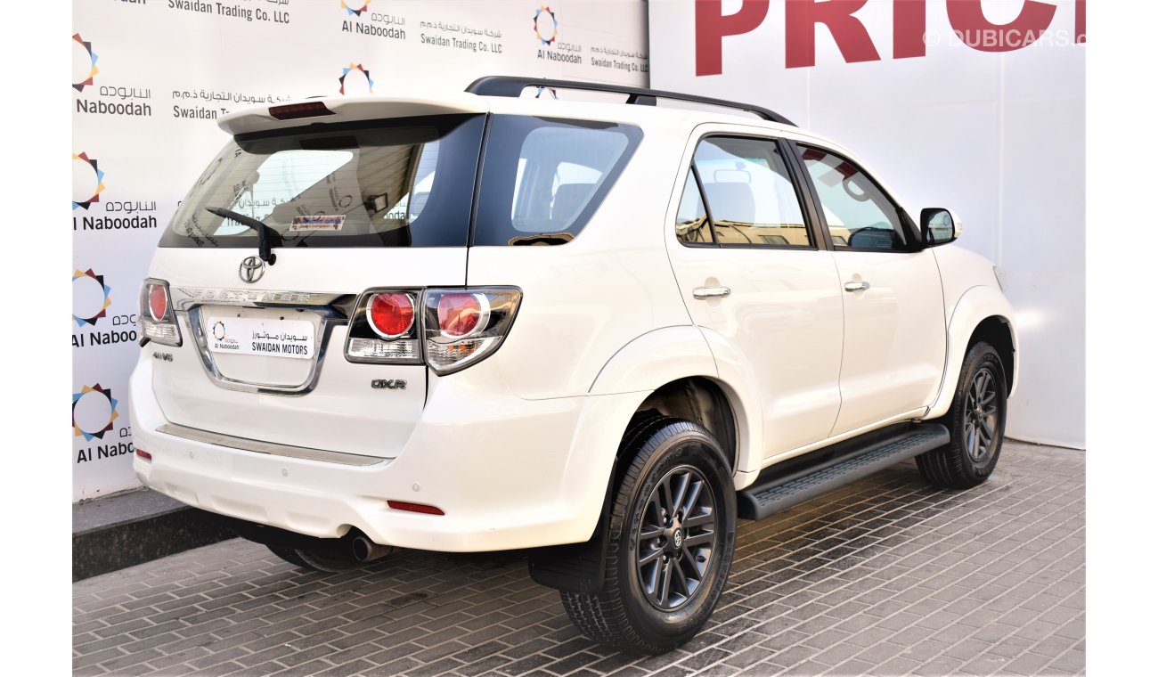 Toyota Fortuner 4.0L GXR V6 2015 GCC SPECS DEALER WARRANTY