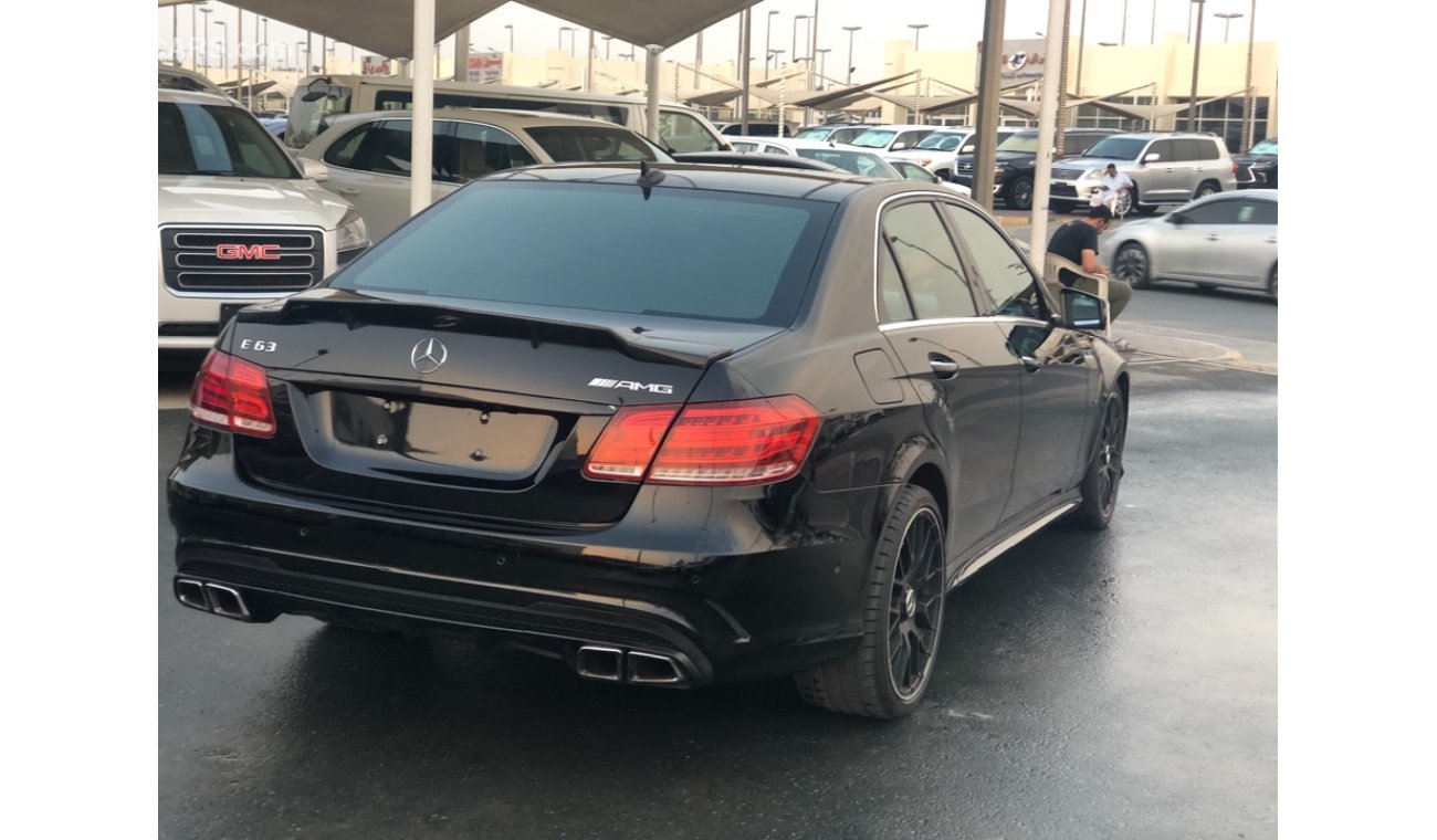 Mercedes-Benz E 63 AMG MERCEDES BENZ E63 MODEL 2010 car face lefted 2016 car full option panoramic roof leather seats