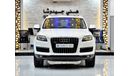 Audi Q7 EXCELLENT DEAL for our Audi Q7 3.6FSi QUATTRO ( 2010 Model ) in White Color GCC Specs
