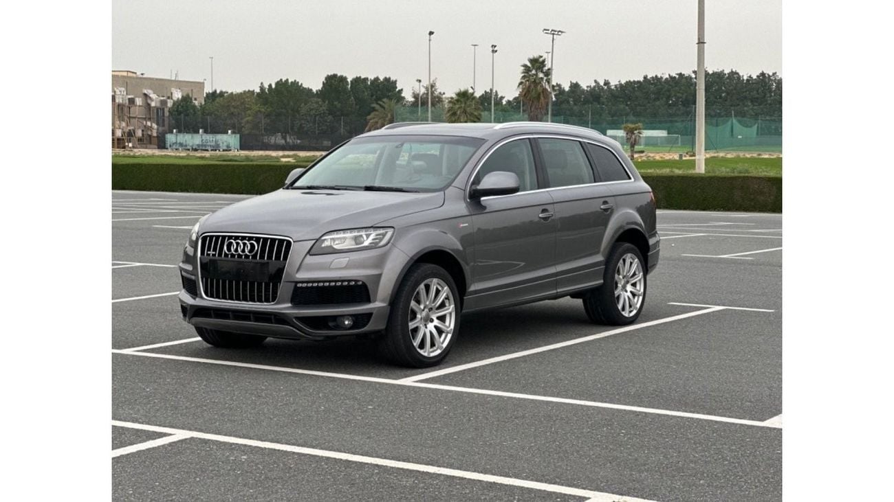 Audi Q7 FSI quattro S-Line MODEL 2014 GCC CAR PERFECT CONDITION INSIDE AND OUTSIDE