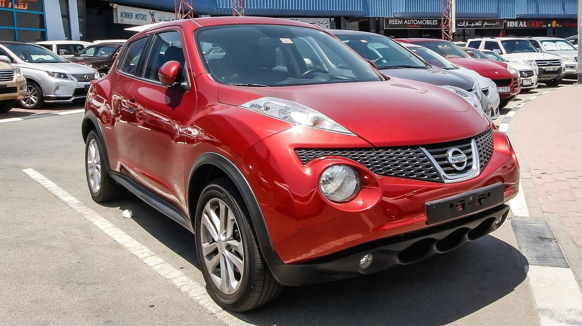 Nissan Juke Turbo for sale AED 34,000. Red, 2012