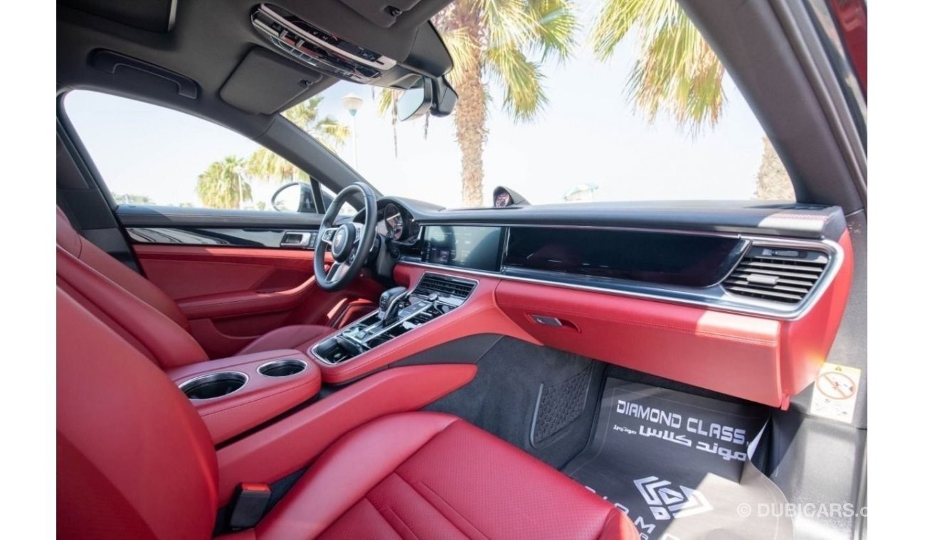 بورش باناميرا ٤ Porsche Panamera 4  3.0T V6  Red Interior  Full Option 2020 GCC