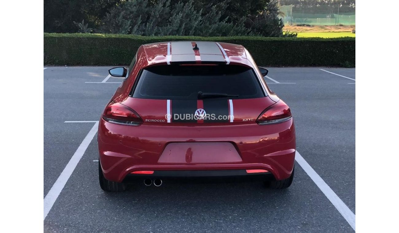Volkswagen Scirocco R-Line MODEL 2014 GCC CAR PREFECT CONDITION INSIDE AND OUTSIDE FULL OPTION PANORAMIC ROOF LEATHER SE
