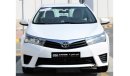 Toyota Corolla Toyota Corolla 2015 GCC SE 1.6 in excellent condition without accidents, very clean from inside and