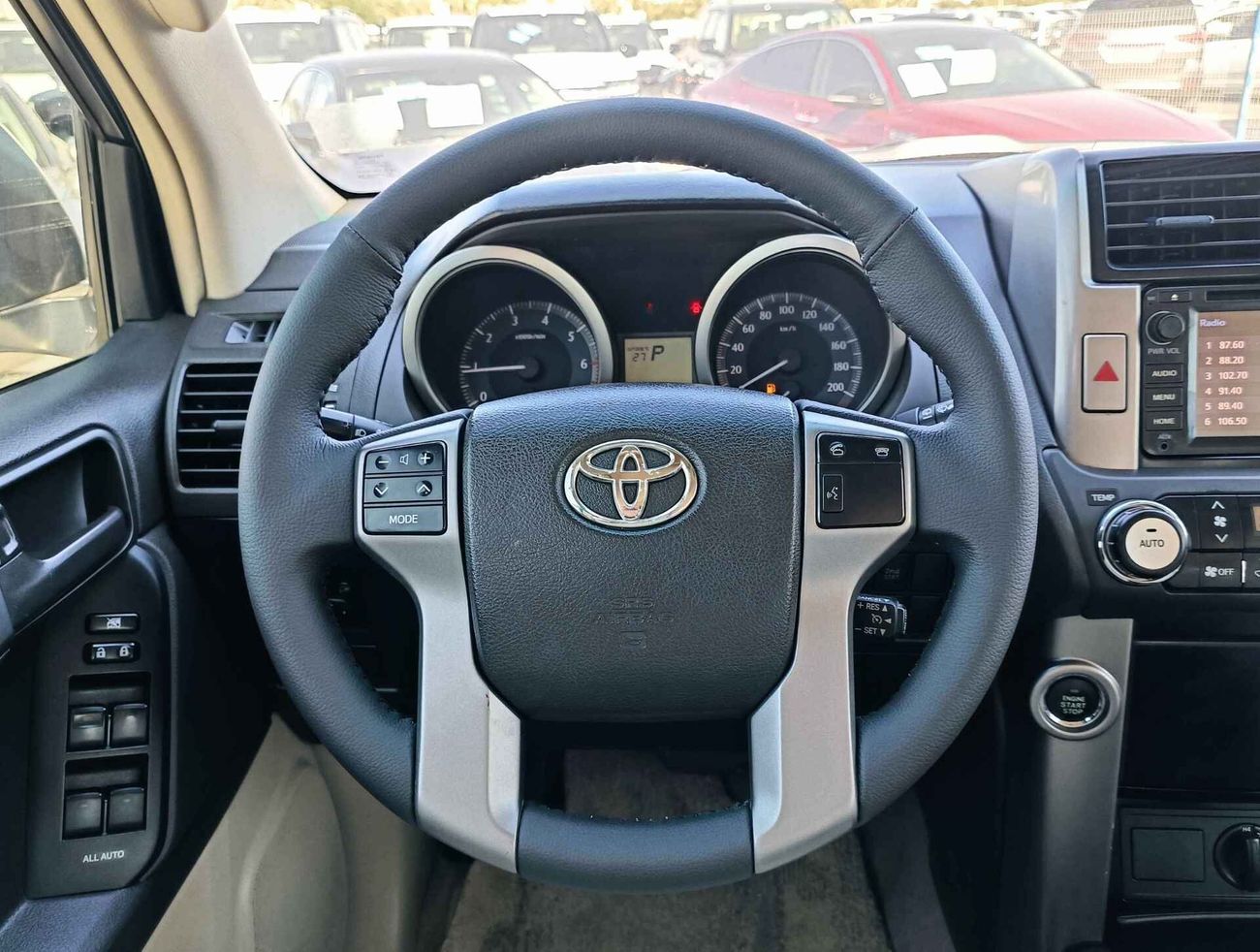 تويوتا برادو TXL V6 / ORG SHAPE/ LEATHER/ DVD CAMERA/ TYRE UP / LOT#28772