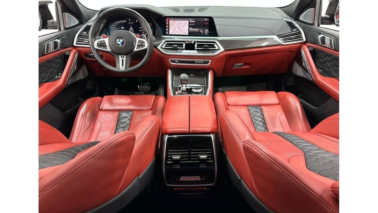 بي أم دبليو X6 M 2021 BMW X6M Competition, October 2024 BMW Warranty, Full Service History, Full Options, GCC