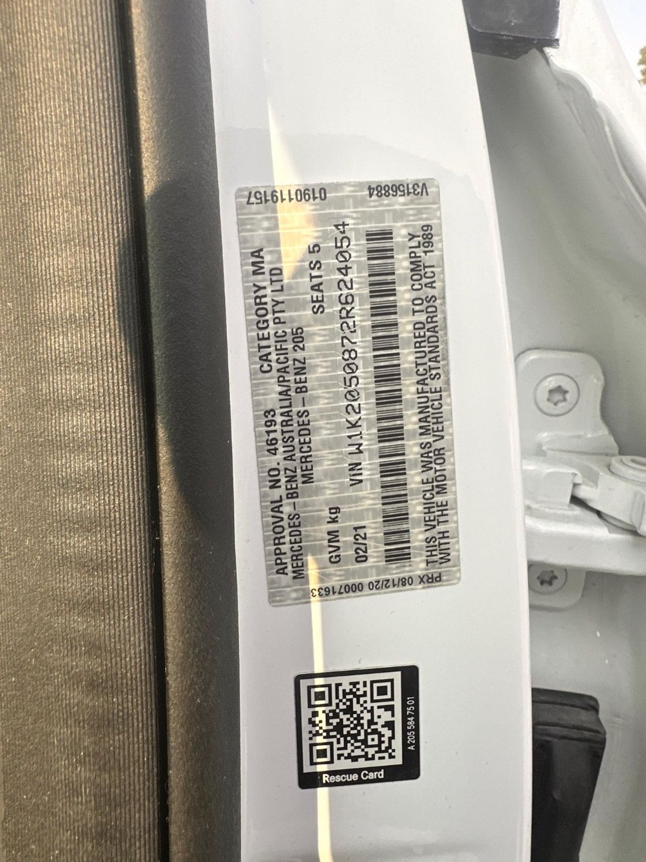 Mercedes-Benz C 63 AMG Export from Australia