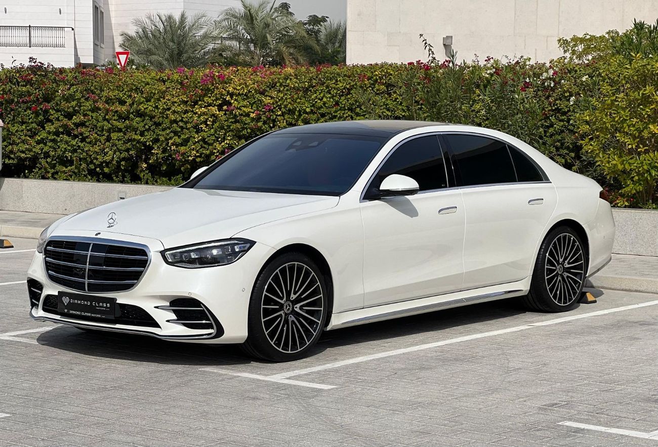 Mercedes-Benz S 500 Mercedes S500L AMG Rear-Wheel Steering Head Up-Display  360 Camera Panoramic Full option GCC 2023 7,