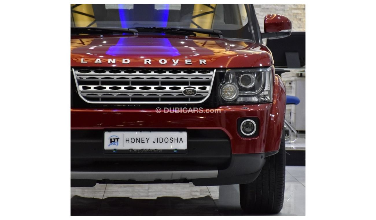Land Rover Discovery EXCELLENT DEAL for our Land Rover LR4 SCV6 HSE ( 2015 Model ) in Red Color GCC Specs