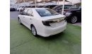 Toyota Camry 2012 GCC model, white color, beige interior, without accidents, rear camera control, Android screen,