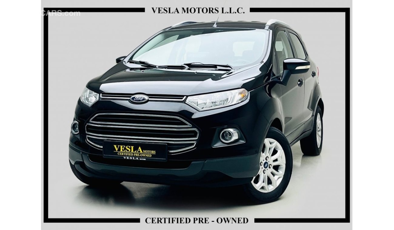 Ford Eco Sport TITANIUM + LEATHER SEAT + NAVIGATION + CRUISE CONTROL / GCC / 2016 / UNLIMITED KMS WARRANTY / 668DHS