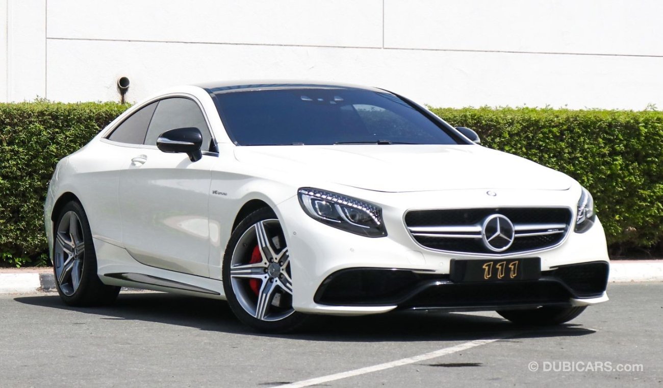 مرسيدس بنز S 63 AMG كوبيه