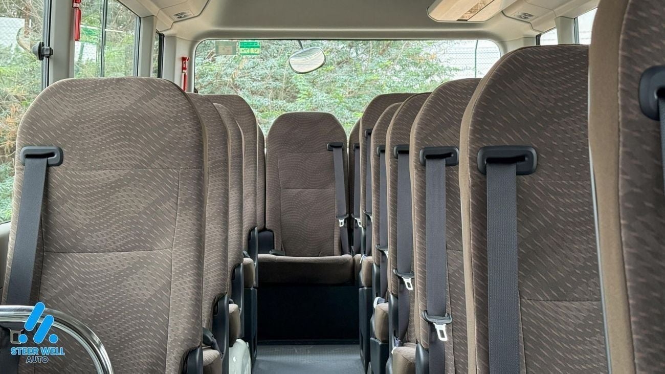 Toyota Coaster 2025 | 23-Seater | 4.0L Diesel | RWD | GCC Specs | Full Option White | BEST PRICE