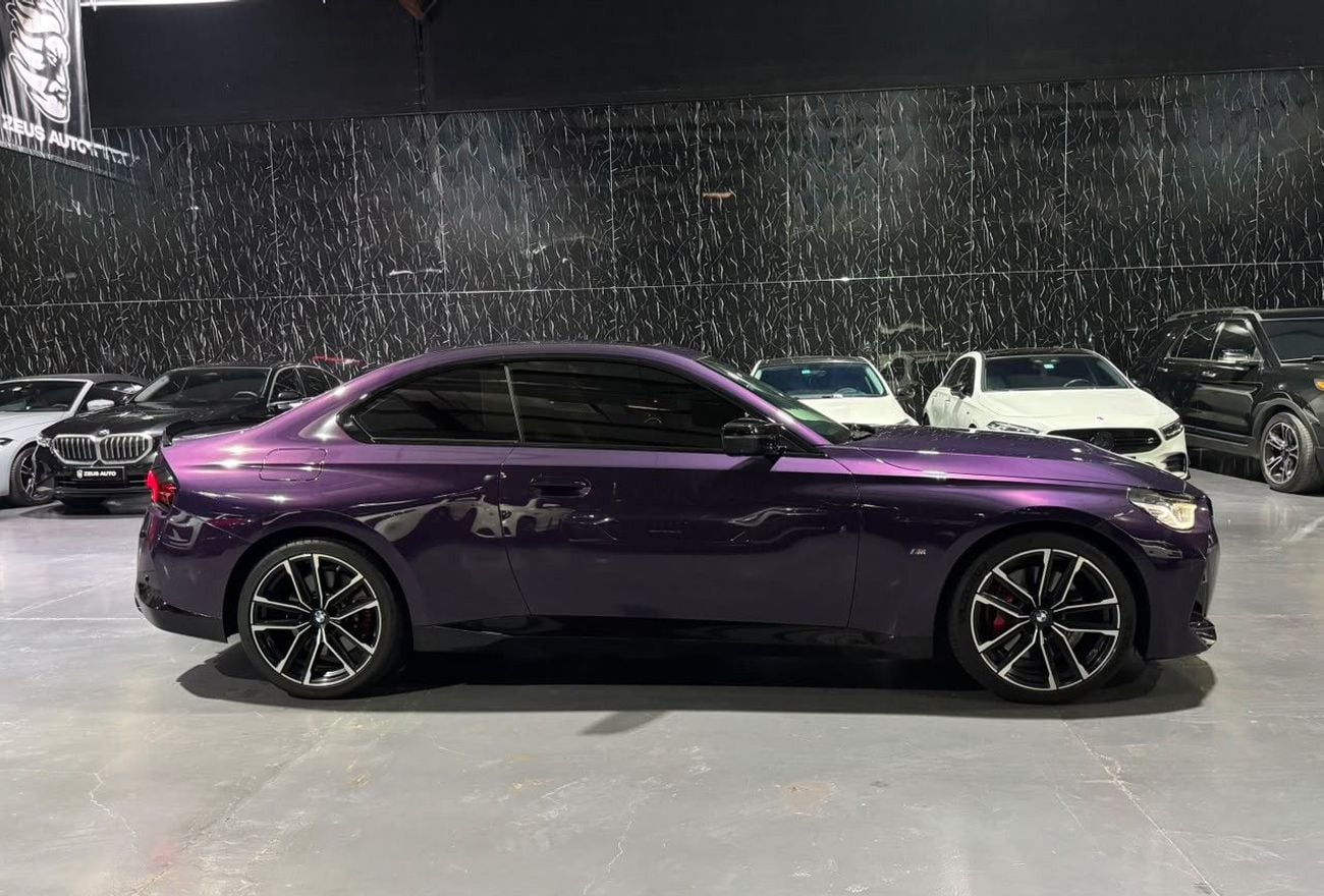 بي أم دبليو M240i XDRIVE Quatro Plus PPF | Thundernight Metallic | AGMC Warranty & service 2028