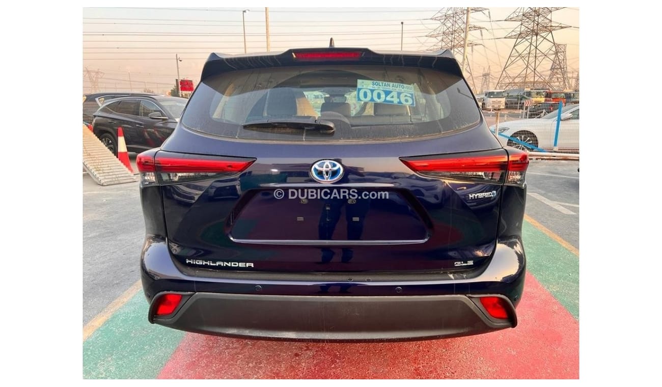 Toyota Highlander GLE Toyota Highlander 2022 Dark Blue Color 2.5L petrol/Hybrid Awd with RADAR